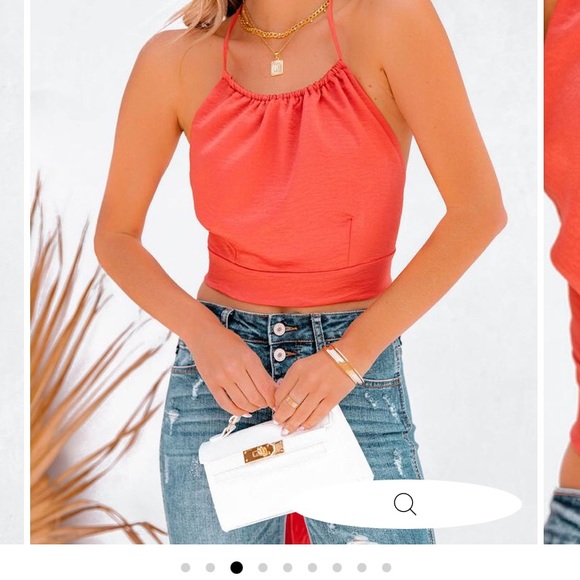 Vici open back crop top - Picture 2 of 3